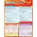 Barcharts BarCharts 9781423221579 Math Common Core 3Rd Grade Quickstudy Easel 9781423221579